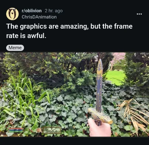 Amazing Graphics, Awful Frame Rate