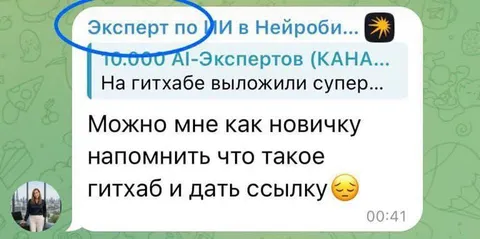 Новичок просит ссылку на GitHub