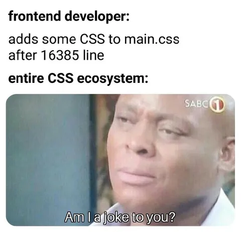 CSS после 16385 строк