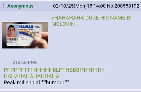 McLovin Name Joke