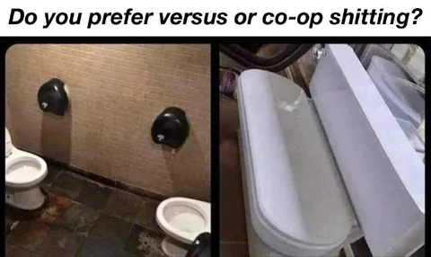 Versus or Co-op Shitting