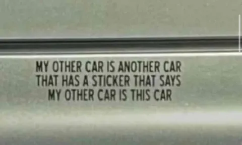 My Other Car Is Another Car
