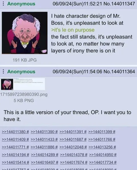 Mr. Boss Unpleasant Character Design