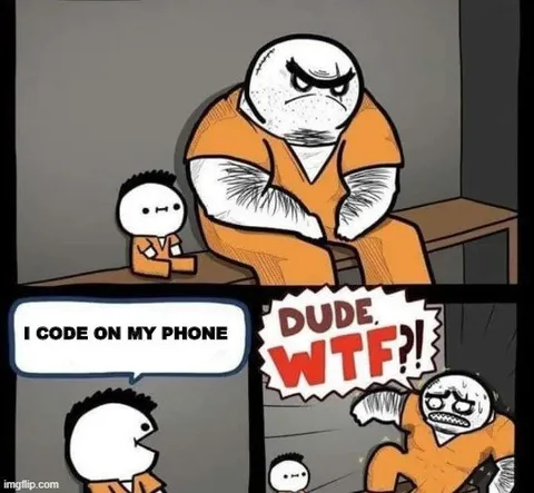 I Code on My Phone