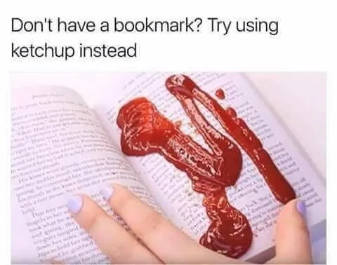 Ketchup Bookmark Hack