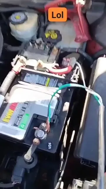 Car Battery Cable Fire