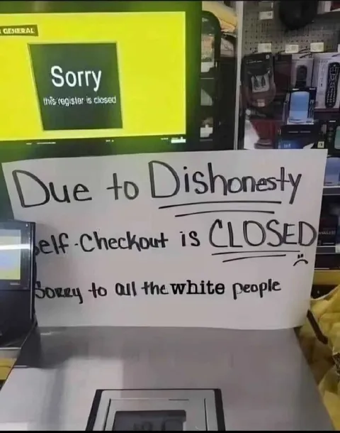 Self-Checkout Closed Due to Dishonesty