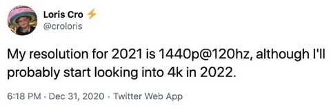 1440p Resolution for 2021