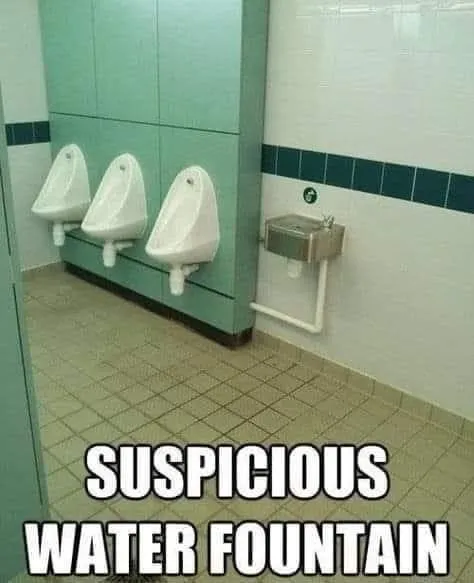 Suspicious Water Fountain