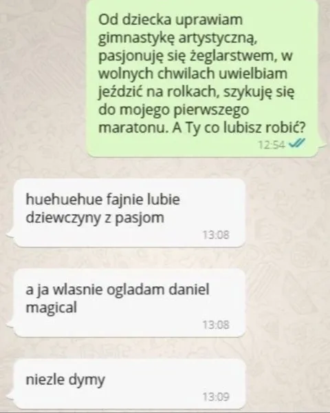 Dziewczyny z pasjom i Daniel Magical