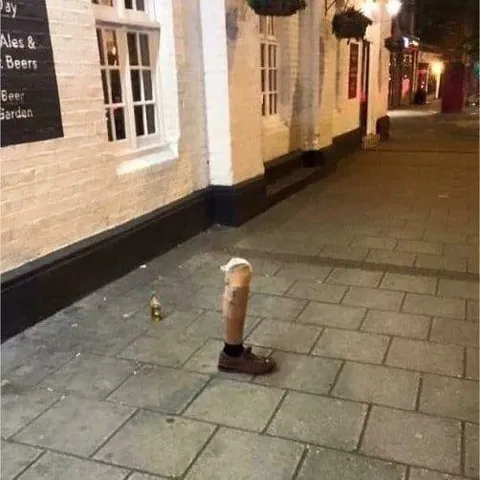 Forgotten Leg at the Pub