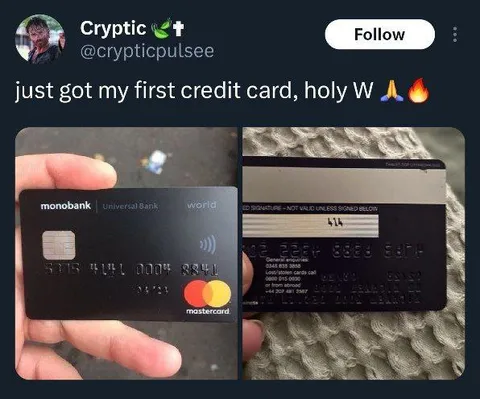 First Credit Card W