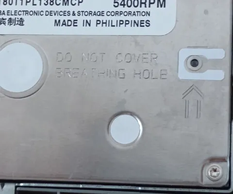 Do Not Cover Breathing Hole