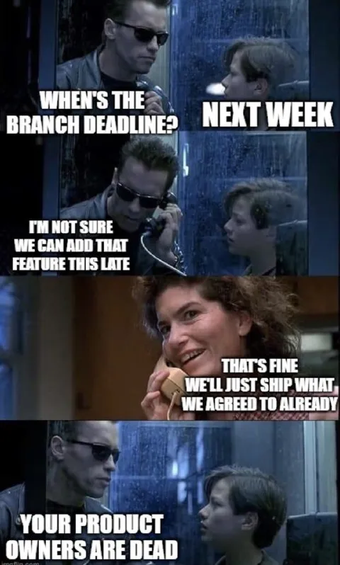 Terminator Product Owners Are Dead