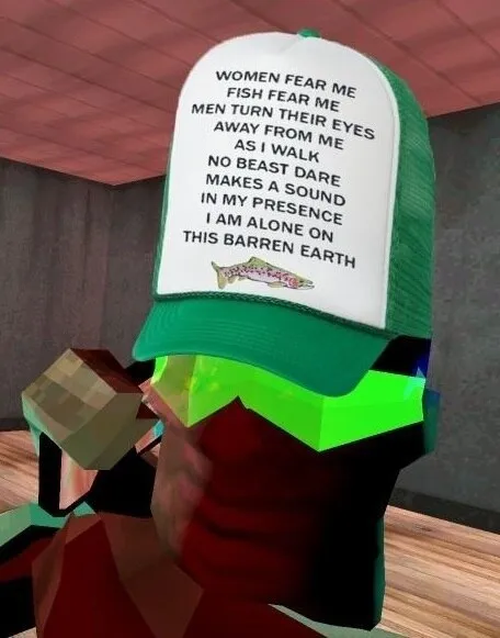 Women Fear Me Fish Fear Me Hat