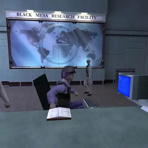 Black Mesa Guard at Work