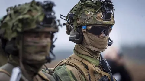 Два военнослужащих в Гренландии