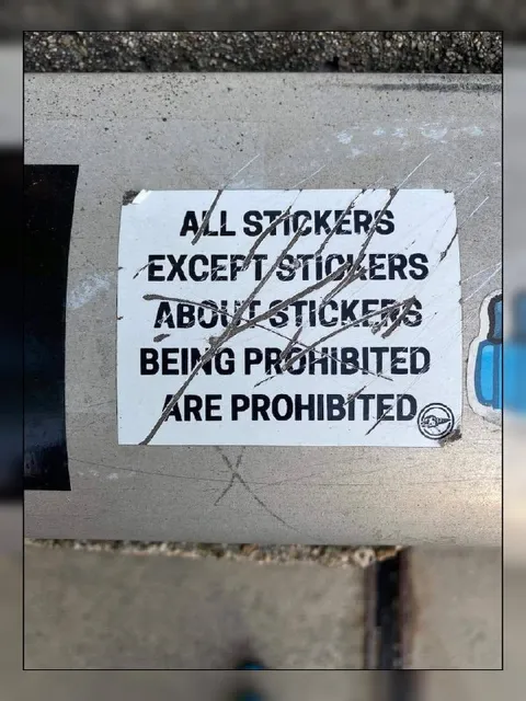 All Stickers Except Stickers About Stickers
