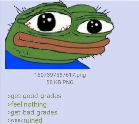 Good Grades, Bad Week
