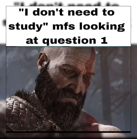 Kratos Looks at Question One