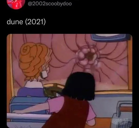 Dune 2021 Cartoon Scene