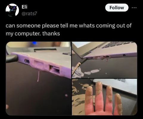 Mysterious computer leakage