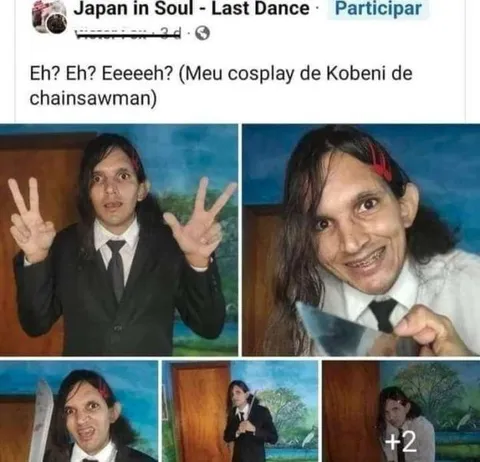 Cosplay de Kobeni assustador