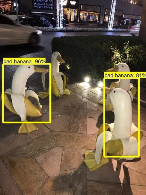 AI Mistakes Bananas for Bad Objects