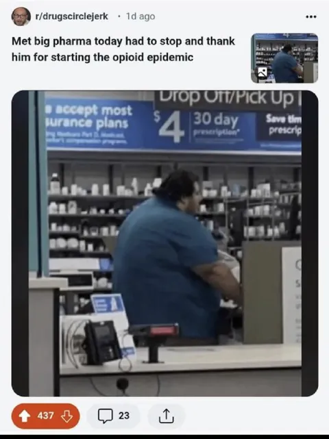 Big Pharma Gets Thanked