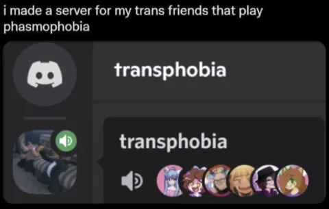 Transphobia Phasmophobia Server Joke