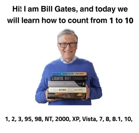 Bill Gates Counts to Ten