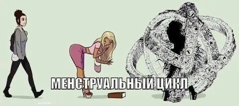 Менструальный цикл в картинках