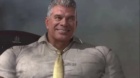 Smiling Man Says Let’s Go