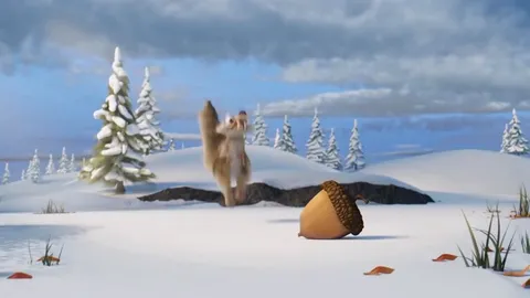 Белка и последний желудь