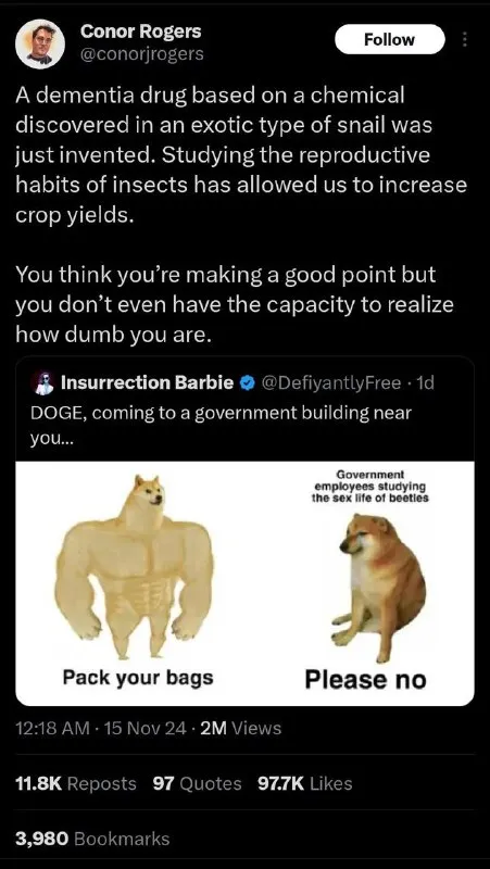 Government Employees Studying Beetles