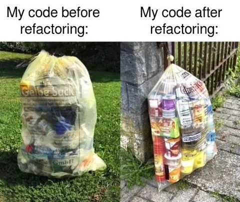 Code Before and After Refactoring
