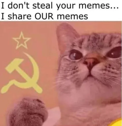 I don't steal your memes