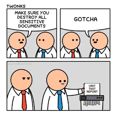 Sensitive Documents Unit Test Prank