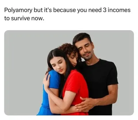 Polyamory for Three Incomes