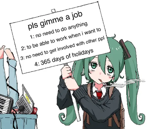 Miku's Four Job Requirements