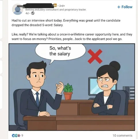 The Salary Question Interview