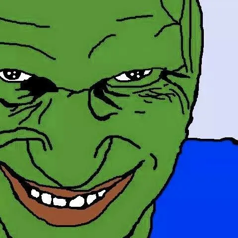 Злорадный Троллфейс крупным планом