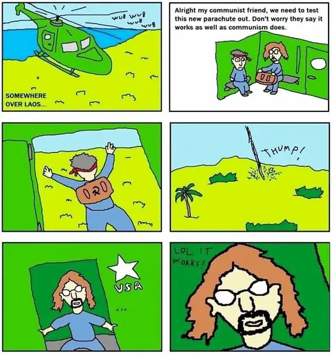 Communist Parachute Test