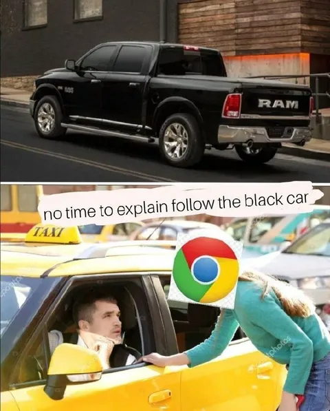 Follow the Black Car