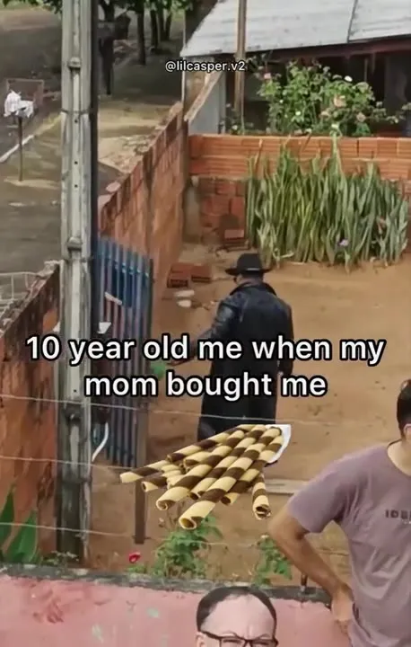 Ten-Year-Old Me With Wafer Rolls