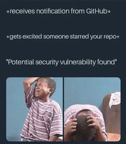 GitHub Security Vulnerability Panic