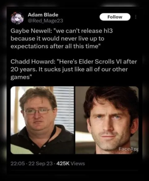 Gabe Newell and Todd Howard