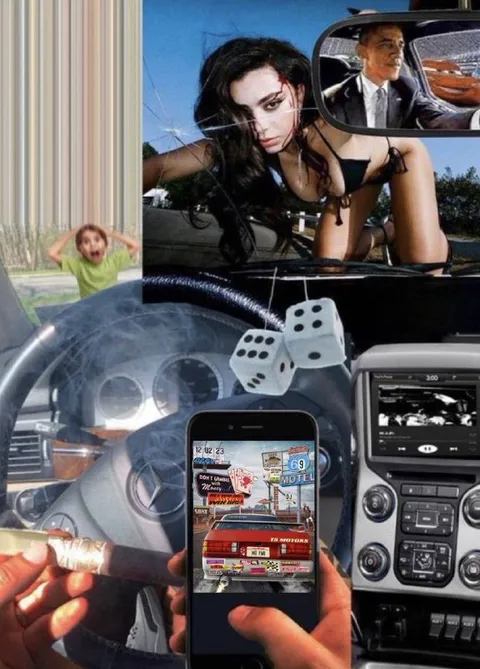 Luxury Car Dream Collage