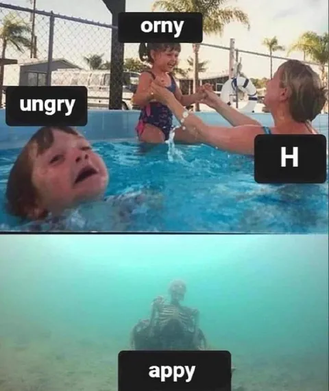 Missing First Letters Pool Meme