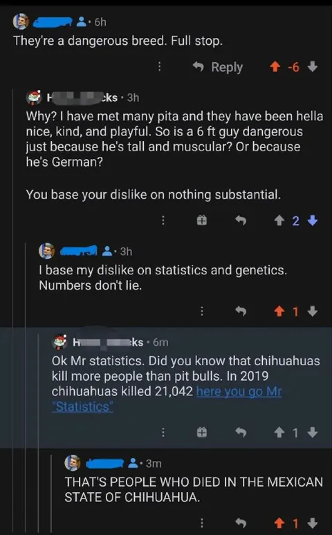 Statistics Misunderstanding Argument